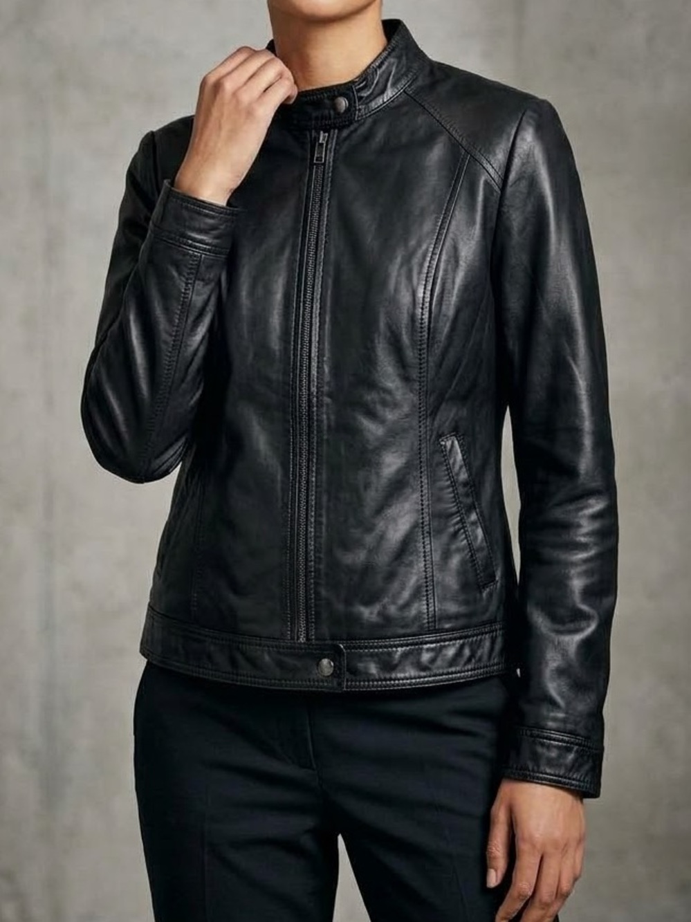 Danier Leather Jacket with Quilted Lining